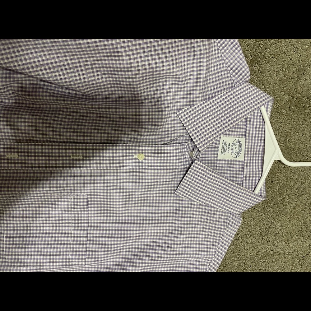 Brooks Brothers Dress Shirt 17 1/2